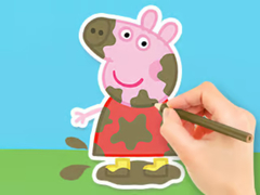 เกม Coloring Book: Peppa In The Mud