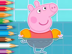 เกม Coloring Book: Peppa Swimming