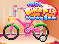 เกม Girl Bike Fix Washing Salon