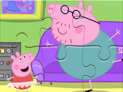 เกม Jigsaw Puzzle: Daddy Pig Dancing