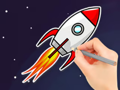 เกม Coloring Book: Flying Rocket