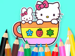 เกม Coloring Book: Kitty Cup