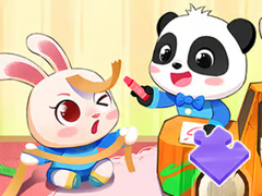 เกม Jigsaw Puzzle: Baby Panda Play Time