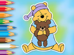 เกม Coloring Book: Winnie With Toy Bear