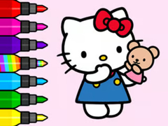 เกม Coloring Book: Hello Kitty Teddy Bear