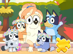 เกม Jigsaw Puzzle: Bluey Sweet Portrait