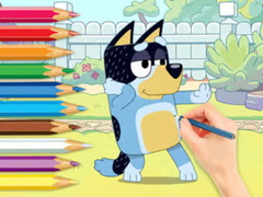 เกม Coloring Book: Bluey And Bingo