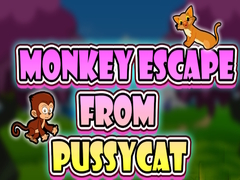 เกม Monkey Escape from Pussy Cat