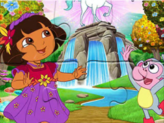 เกม Jigsaw Puzzle: Dora Wonderland