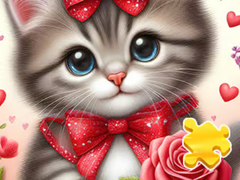 เกม Jigsaw Puzzle: Rose Cat