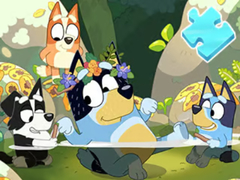 เกม Jigsaw Puzzle: Bluey Pool Spa