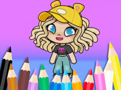 เกม Coloring Book: Avatar Life Girl