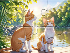 เกม Jigsaw Puzzle: Cats In Pairs