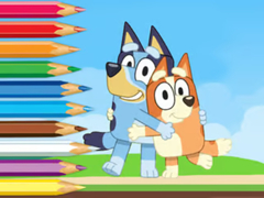 เกม Coloring Book: Bluey And Bingo Holiday