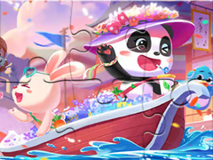 เกม Jigsaw Puzzle: Baby Panda Fiesta