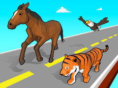เกม Animal Transform Race