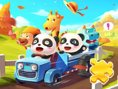 เกม Jigsaw Puzzle: Baby Panda Autumn