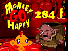 เกม Monkey Go Happy Stage 284