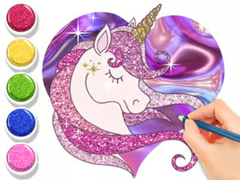 เกม Coloring Book: Glowing Unicorn