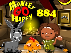 เกม Monkey Go Happy Stage 884