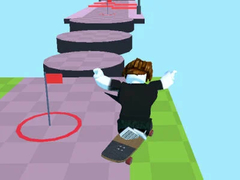 เกม Obby: Skateboard Race