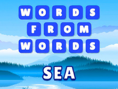 เกม Words from words: Sea