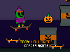 เกม Obby Halloween Danger Skate