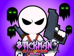 เกม Stickman Halloween Survive