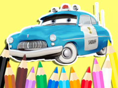 เกม Coloring Book: Cars Sheriff