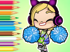 เกม Coloring Book: Avatar World Cheerleader