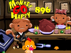 เกม Monkey Go Happy Stage 896