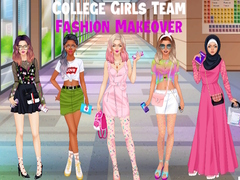 เกม College Girls Team Fashion Makeover