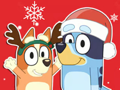 เกม Jigsaw Puzzle: Bluey Christmas Gift