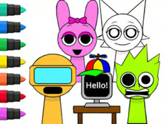 เกม Coloring Book: Sprunki Incredibox