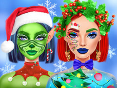 เกม Ellie Christmas Makeup