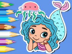 เกม Coloring Book: Jellyfish Mermaid