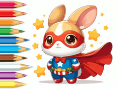 เกม Coloring Book: Super Rabbit