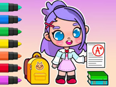 เกม Coloring Book: Avatar School Day