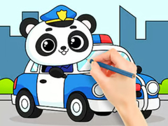 เกม Coloring Book: Police Panda