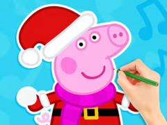 เกม Coloring Book: Peppa Pig Snowman