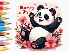 เกม Coloring Book: Little Panda Cherry Blossoms
