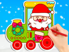 เกม Coloring Book: Christmas Train