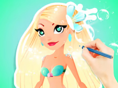 เกม Coloring Book: Aqua Mermaid