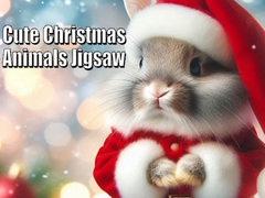 เกม Cute Christmas Animals Jigsaw