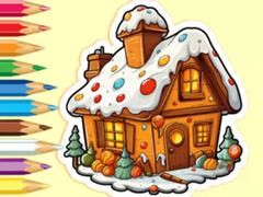 เกม Coloring Book: Christmas Candy House