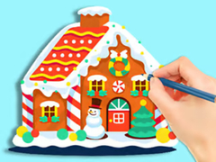 เกม Coloring Book: Gingerbread Hut