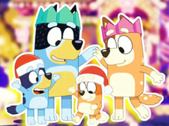 เกม Jigsaw Puzzle: Bluey Family Xmas Eve