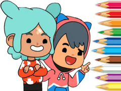 เกม Coloring Book: Toca Boca Friends