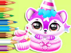 เกม Coloring Book: Baby Fluff's Birthday