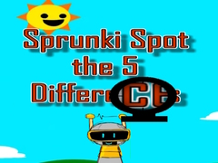 เกม Sprunki Spot the 5 Differences